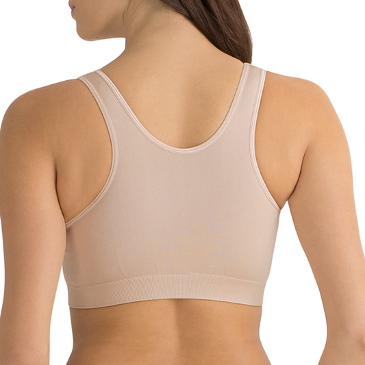 Fruit of the Loom Women's Seamless Pullover Bra With Built-in Cups