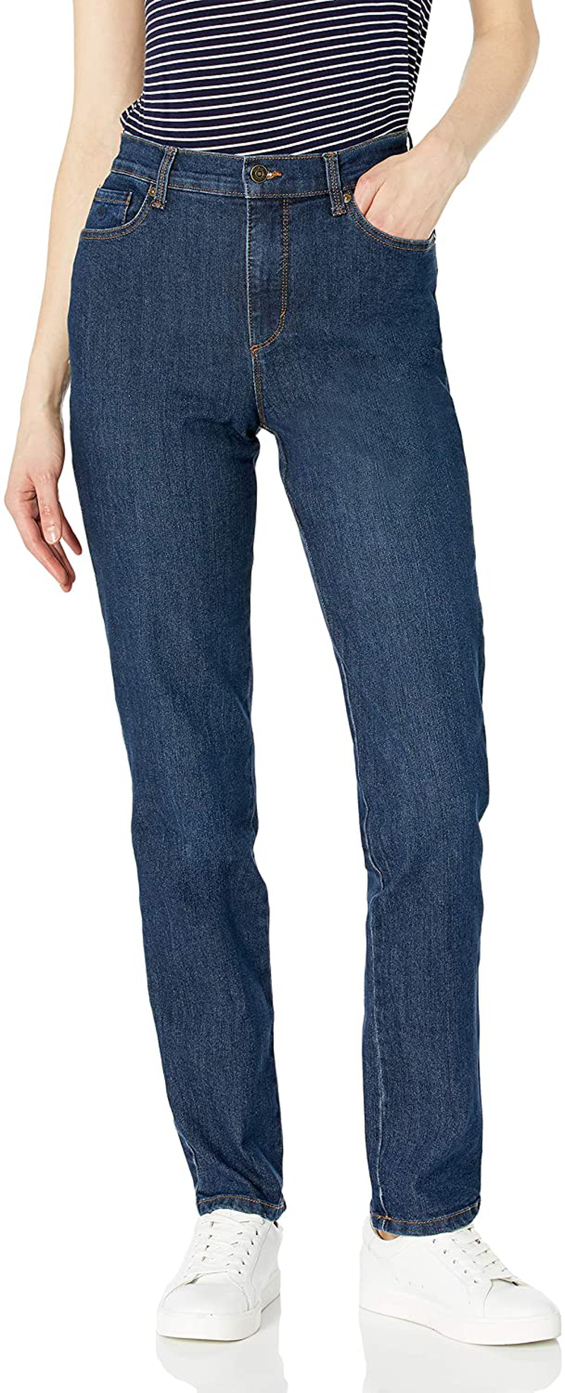 Gloria Vanderbilt Women's Plus Size Amanda Classic High Rise Tapered Jean