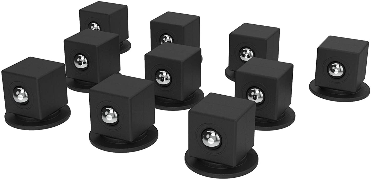 Precision Defined Aluminum Tool Socket Holder Replacement Clips, 3/8-Inch, 10-Pack, Spring Loaded Ball Bearing | Metric or SAE Sockets