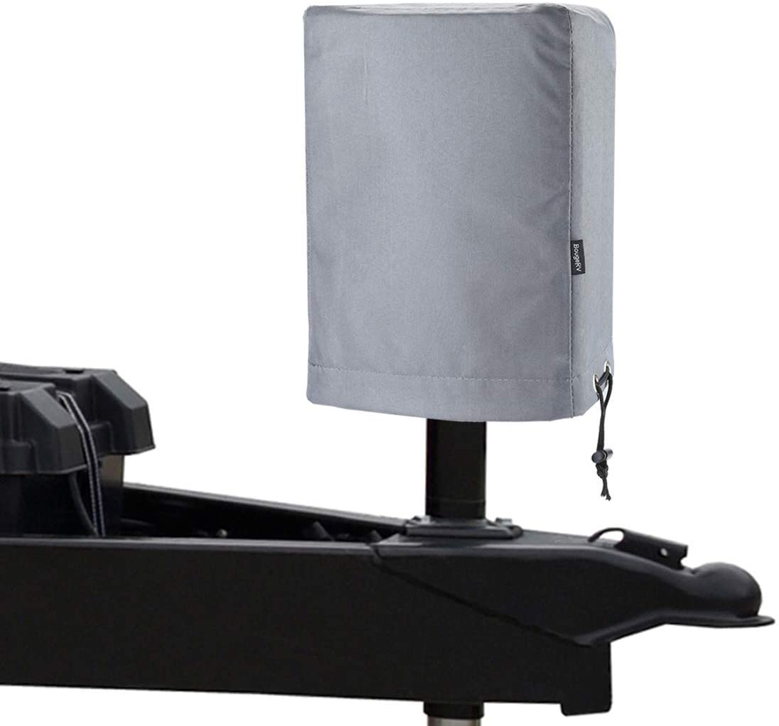 BougeRV 600D Polyester Electric Tongue Jack Cover RV Accessories Universal Trailer RV Electric Tongue Jack Protective Cover Camper Accessories for Outside (Large Size 14″H x 5″W x 10″D)