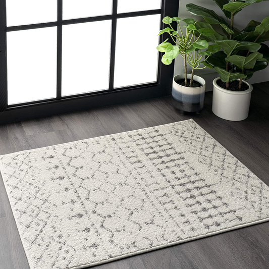 nuLOOM Moroccan Blythe Area Rug, 4' Square, Pink