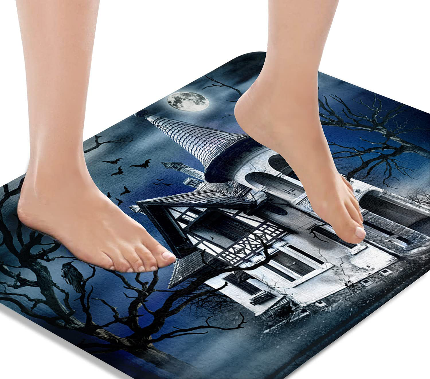 Bath Mats for Bathroom, Bathroom Mats Rugs Non-Slip, Washable Cover