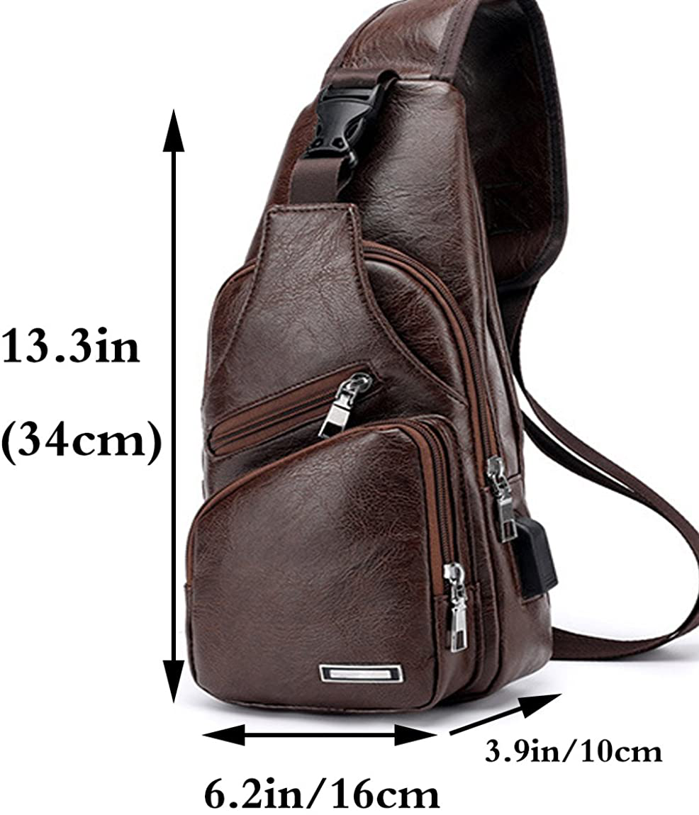 Sling Bags Small Chest Shoulder Crossbody Messenger Hiking Multipurpose Daypack Backpack