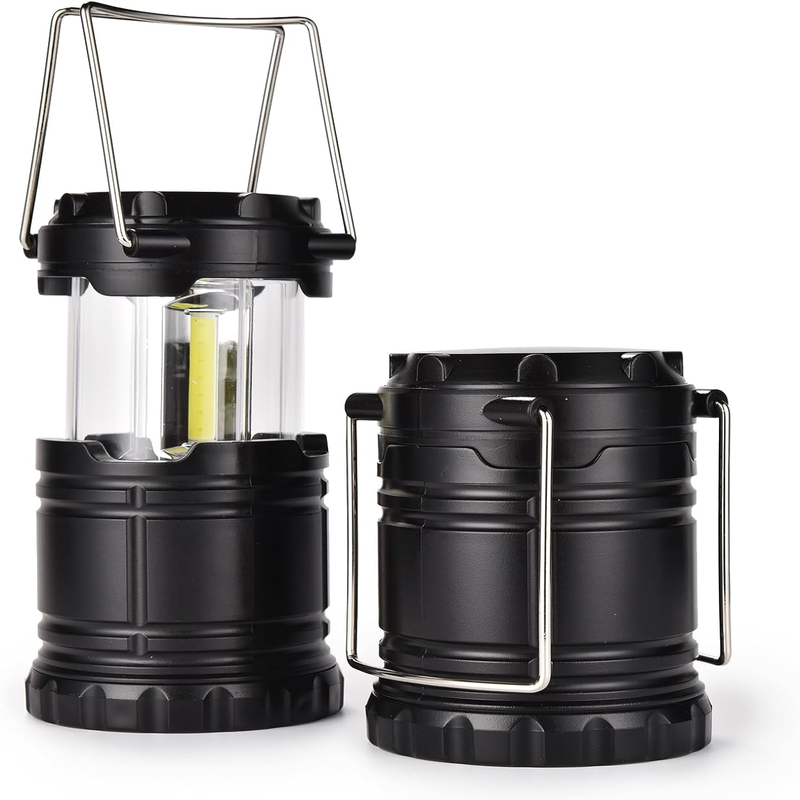 4 Pack Lantern Collapsible Camping Lights, Battery Operated Lanterns