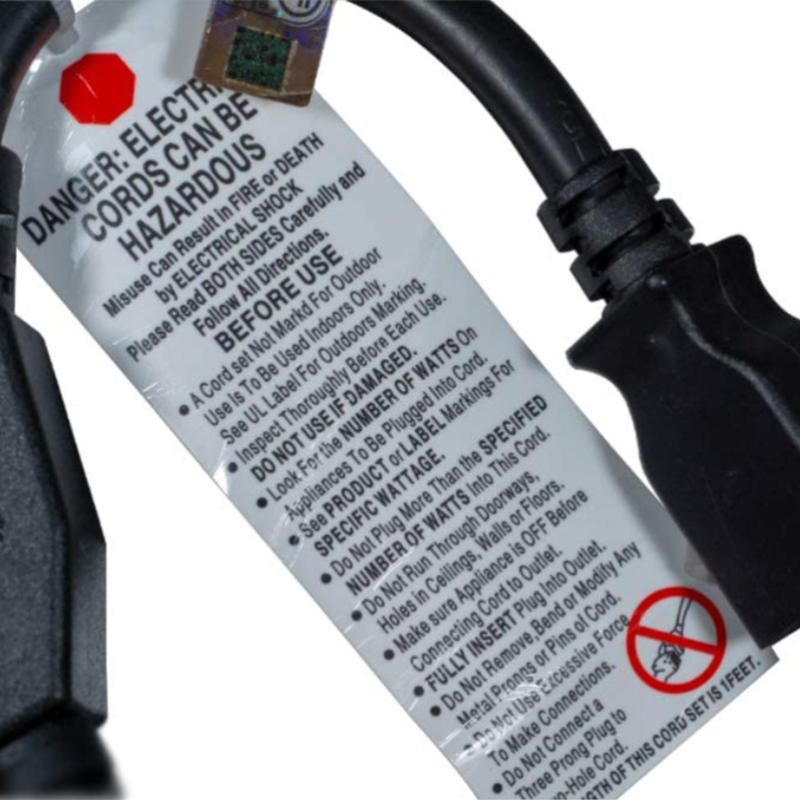14" Power Cord Extension And Splitter