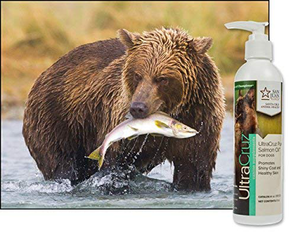 UltraCruz - sc-395126 Canine Pure Salmon Oil Supplement for Dogs, 8 oz