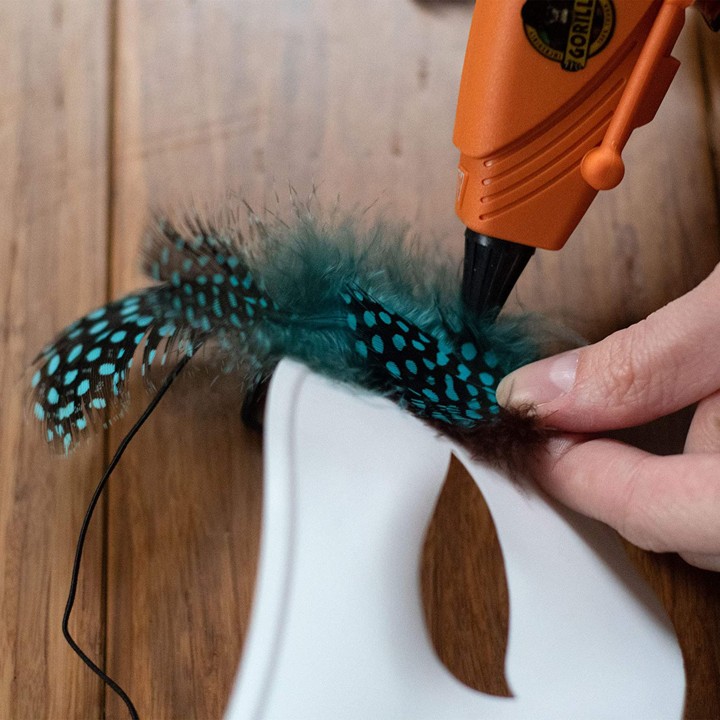Gorilla Dual Temp Mini Hot Glue Gun Kit with 30 Hot Glue Sticks, (Pack of 1)