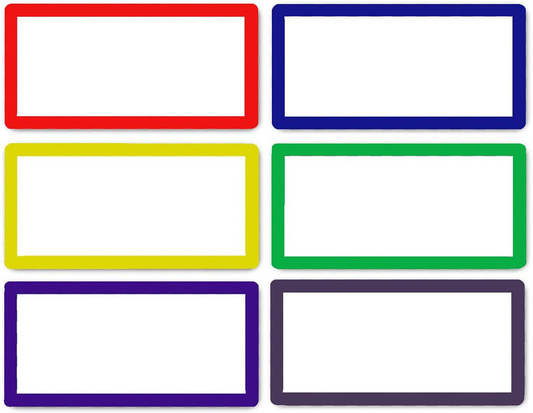 ZHIDIAN Magnetic Dry Erase Labels 2.1" x 1.2", 36 Pcs Magnets for Whiteboard, Blank Name Tags Plates for Classroom, Lockers, Fridge and Behavior Chart, Writable and Reusable Magnets