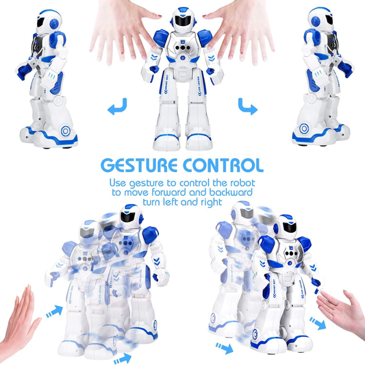 RC Gesture Sensing Toy, Interactive Walking Singing Dancing Robot