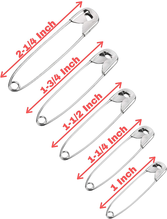 Mr. Pen- Safety Pins, Safety Pins Assorted, 300 Pack, Assorted Safety Pins, Safety Pin, Small Safety Pins, Safety Pins Bulk, Large Safety Pins, Safety Pins for Clothes