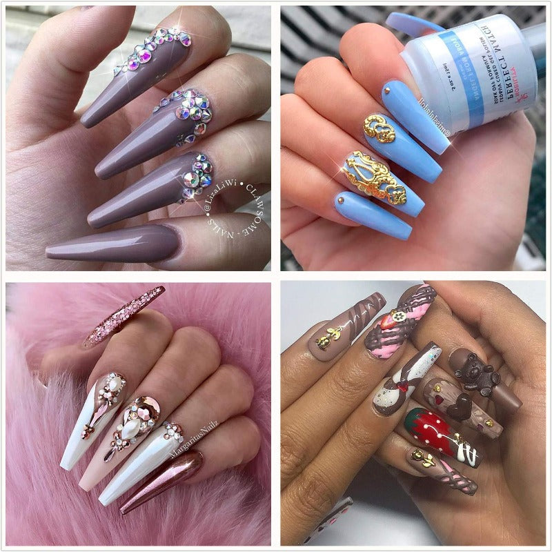 500 Piece Artificial Acrylic Nail Set With Case
