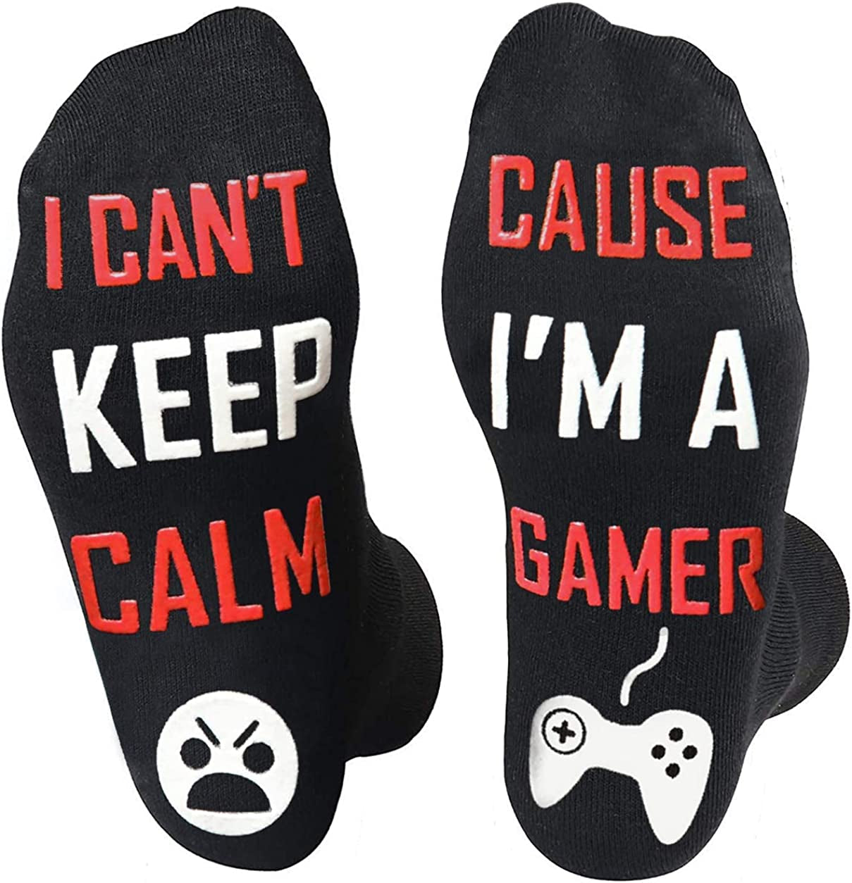 Gifts for Dad,Novelty Gaming Socks Fathers Day Gift from Son,Funny Socks Gift Stocking Stuffers for Men,Dad