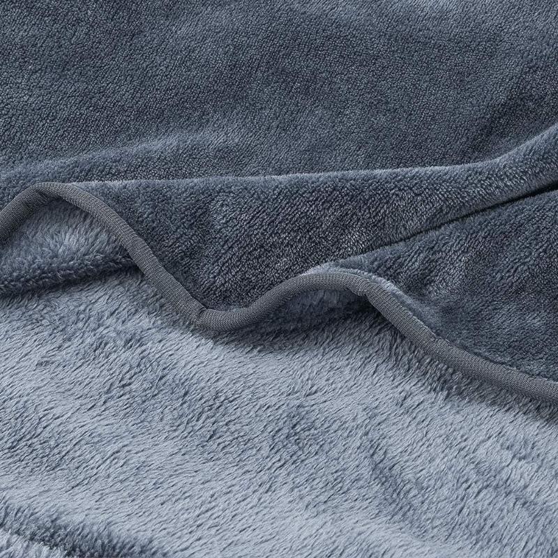 Fleece Wearable Blanket Poncho - Warm Cozy Travel Wrap Cape