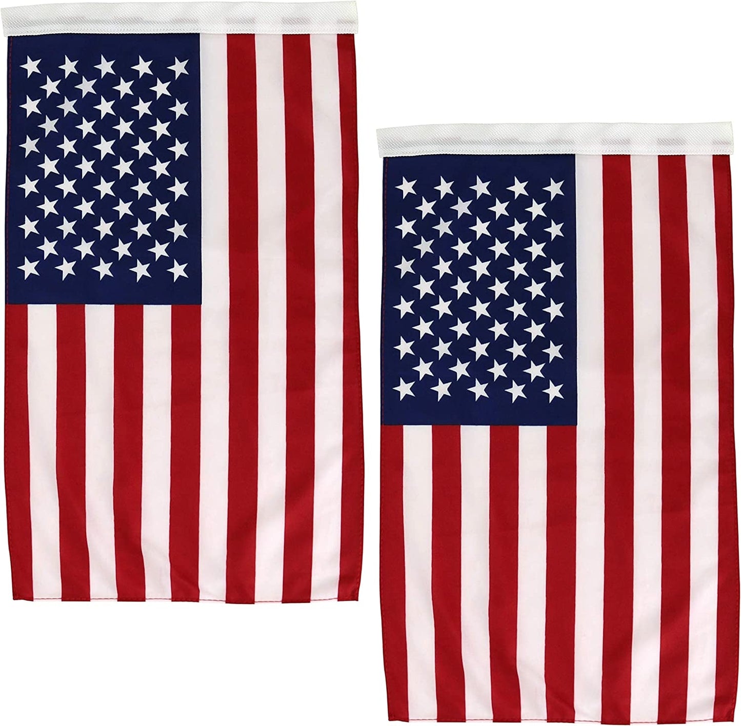 Garden Yard Flag, USA American Flag, 12 x 18-Inch, 2-Pack
