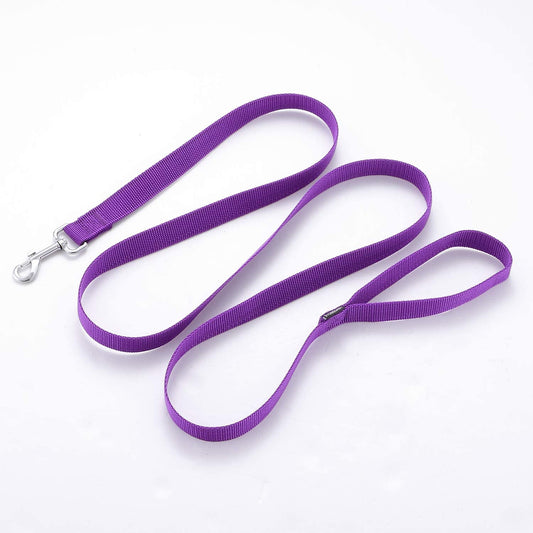Strong Durable Nylon Dog Training Leash, Traction Rope, 10 Feet Long, 1 Inch Wide, for Small and Medium Dog