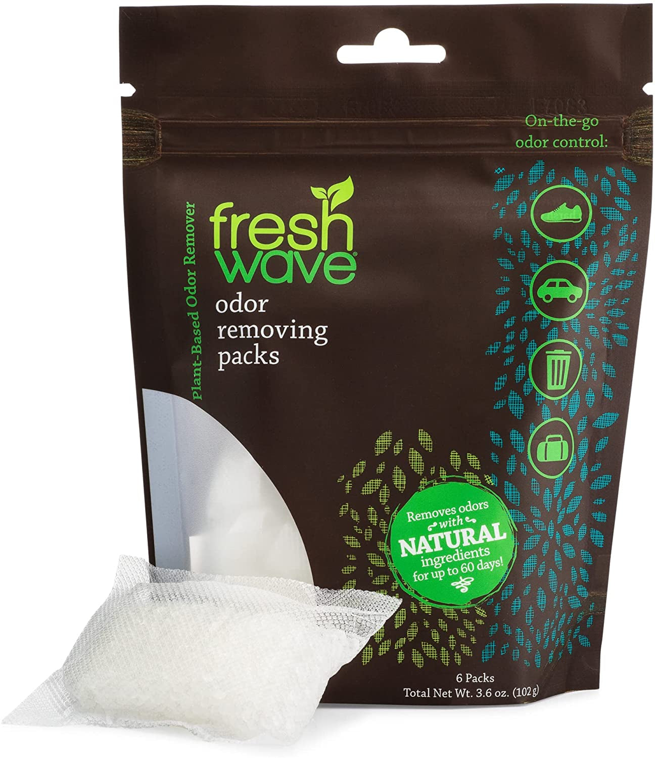 Fresh Wave Lavender Odor Eliminating & Deodorizing Packs | Bag of 6 |