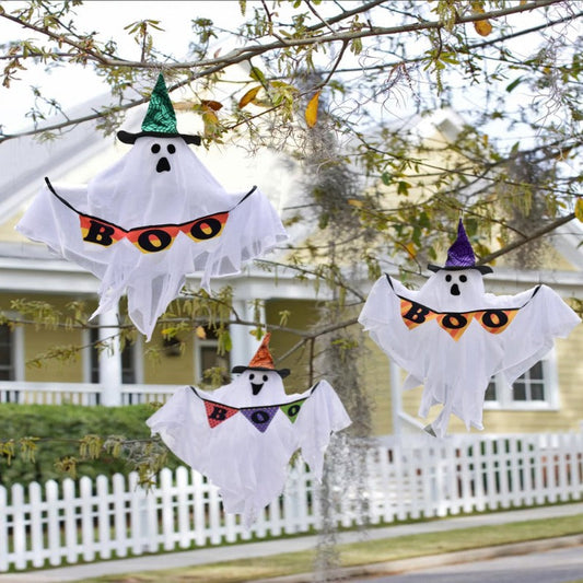 3 Pack Halloween Ghost Decorations