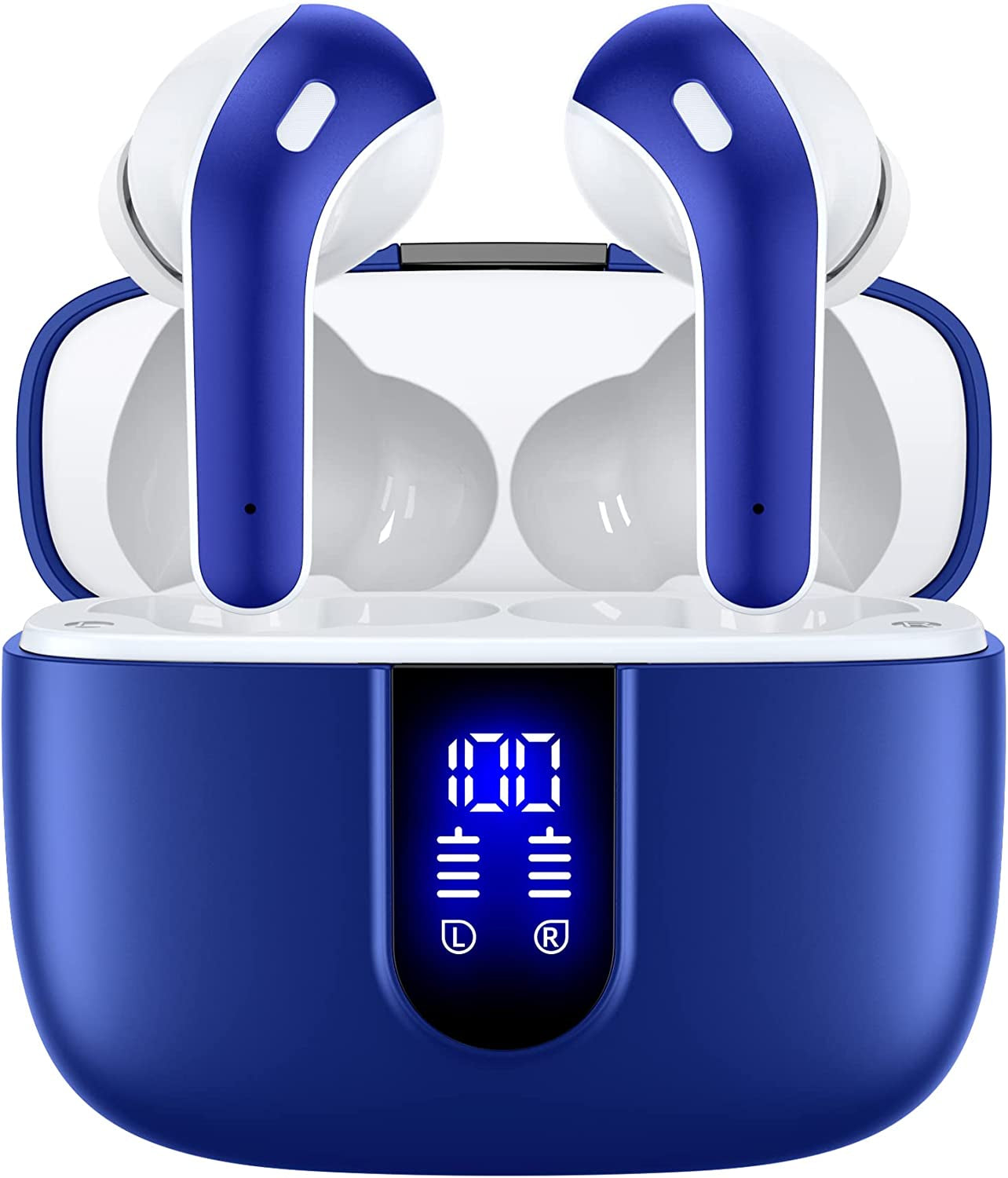 Bluetooth Headphones with Wireless Charging Case