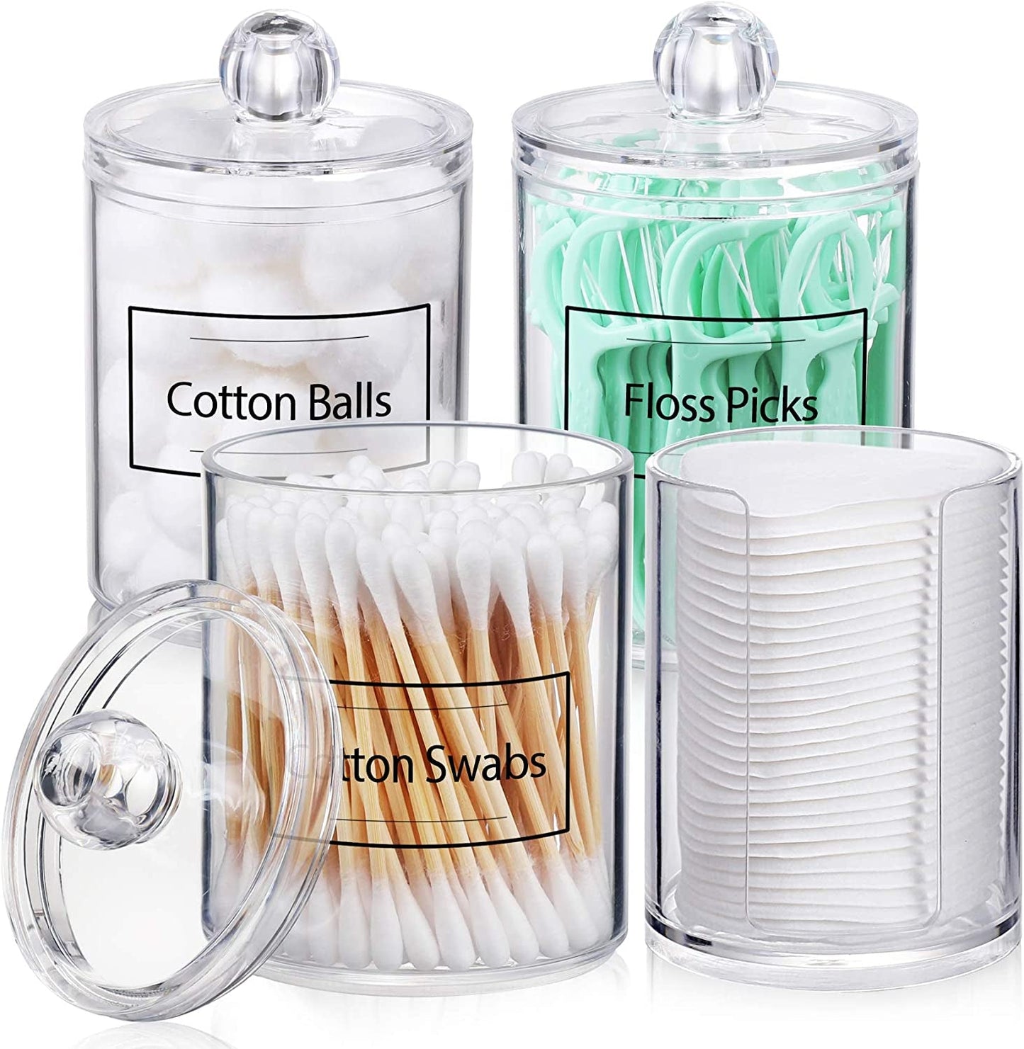 4 Pcs Canister Storage Organization