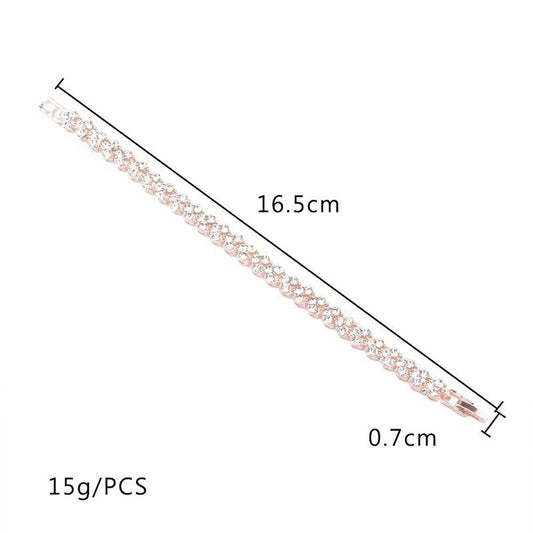 925 Sterling Silver Crystal Diamond Bracelets