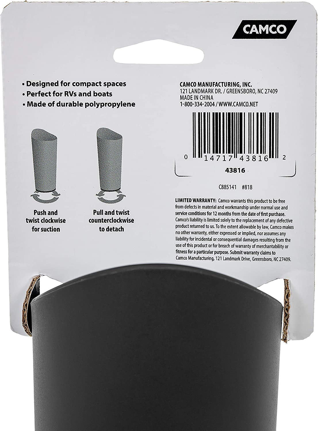 Camco Suction Cup Utensil Holder
