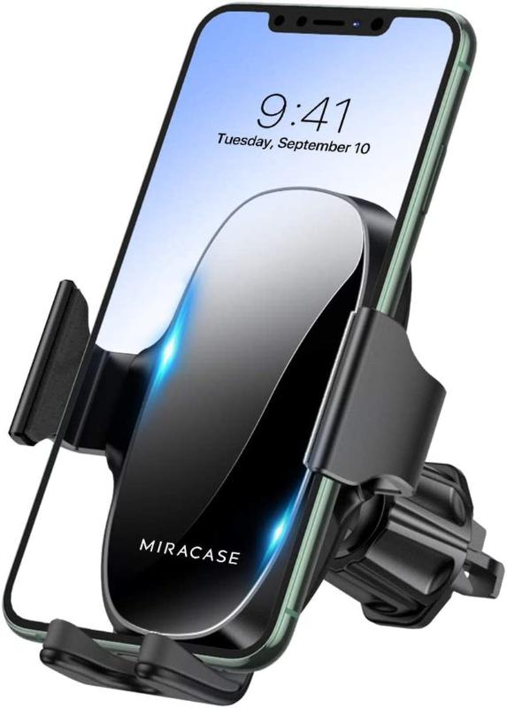 Universal Car Phone Holder with Metal Hook Clip Air Vent Mount for iPhone Android Smartphones