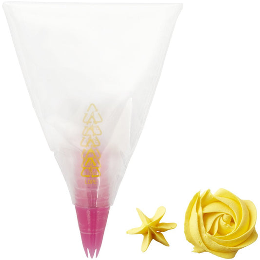 All-In-One Disposable Decorating Bags with Tips, 6-Count