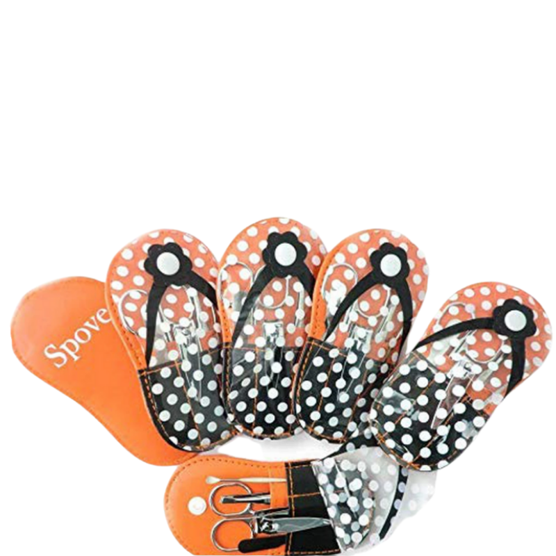 6 Pack Flip Flop Party Favor Manicure Set