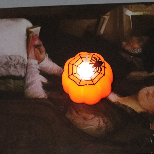 Pumpkin Candle Tea Lights Decorations