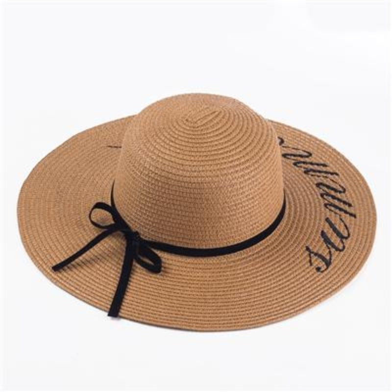 Outdoor Wide Brim Straw Hat