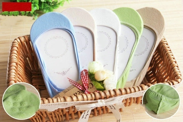 5 Pairs Women Short Summer Slipper Socks Ladies Invisible