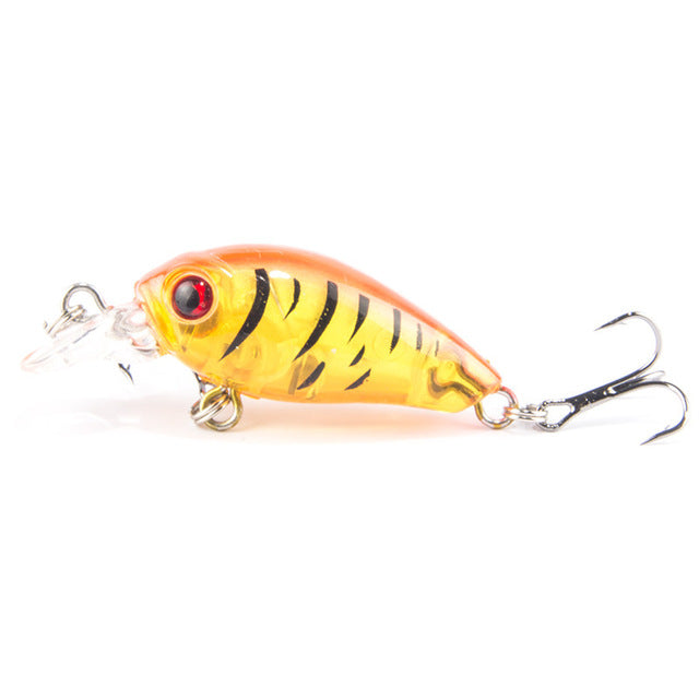 1PCS 4cm 4.5g Swim Fish Fishing Lure Artificial Hard Crank Bait topwater Wobbler Japan Mini Fishing Crankbait lure