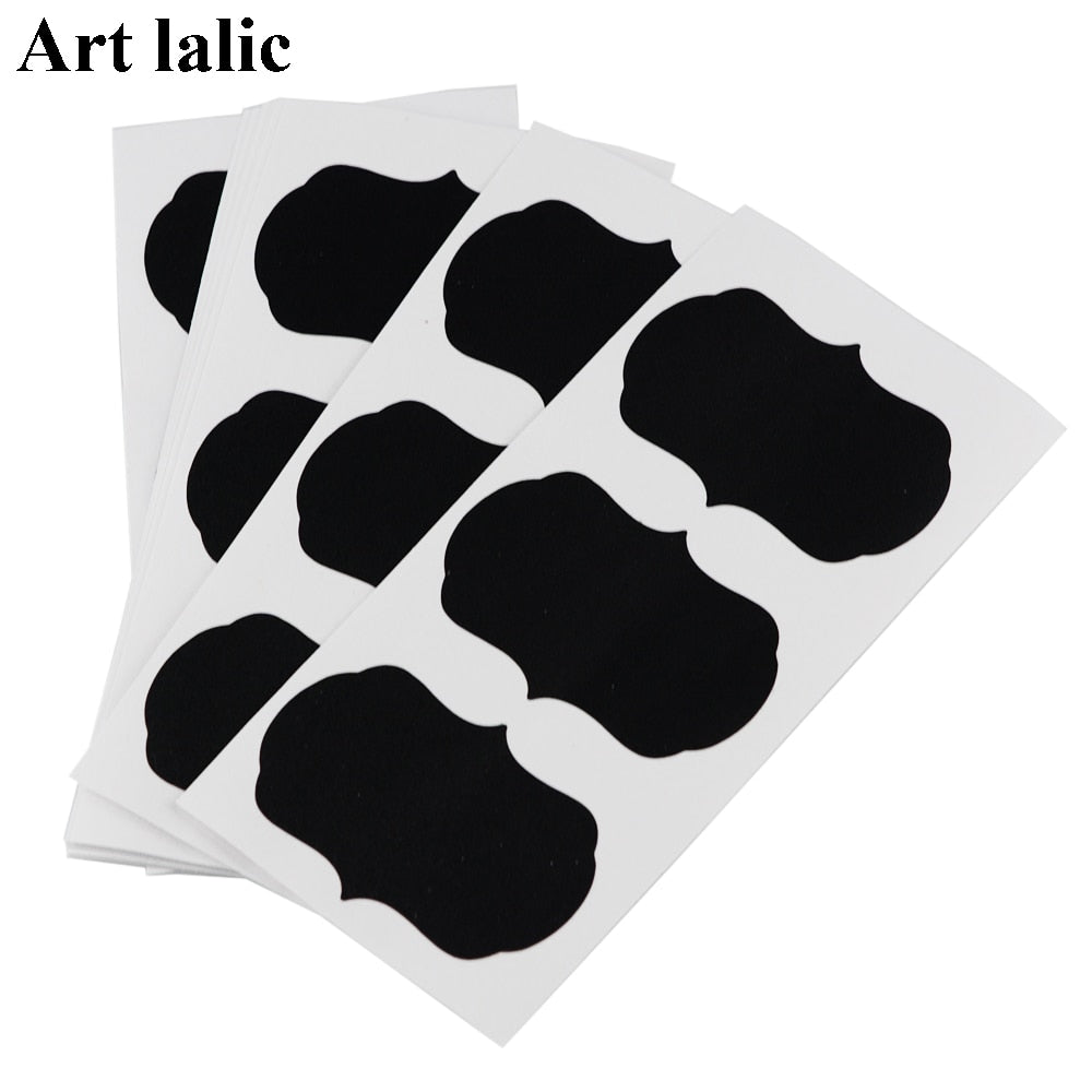 36 Pack: Blackboard Storage Container Sticker Labels