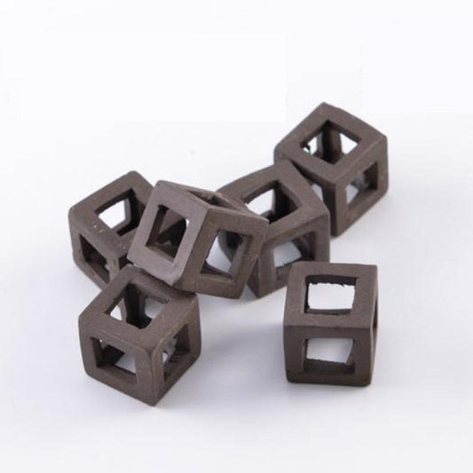 5pcs Fish Tank Ornament Ceramic Crafts Landscaping Ceramic House Shelter For Small Shrimp And Fishes Aquarium Decorations