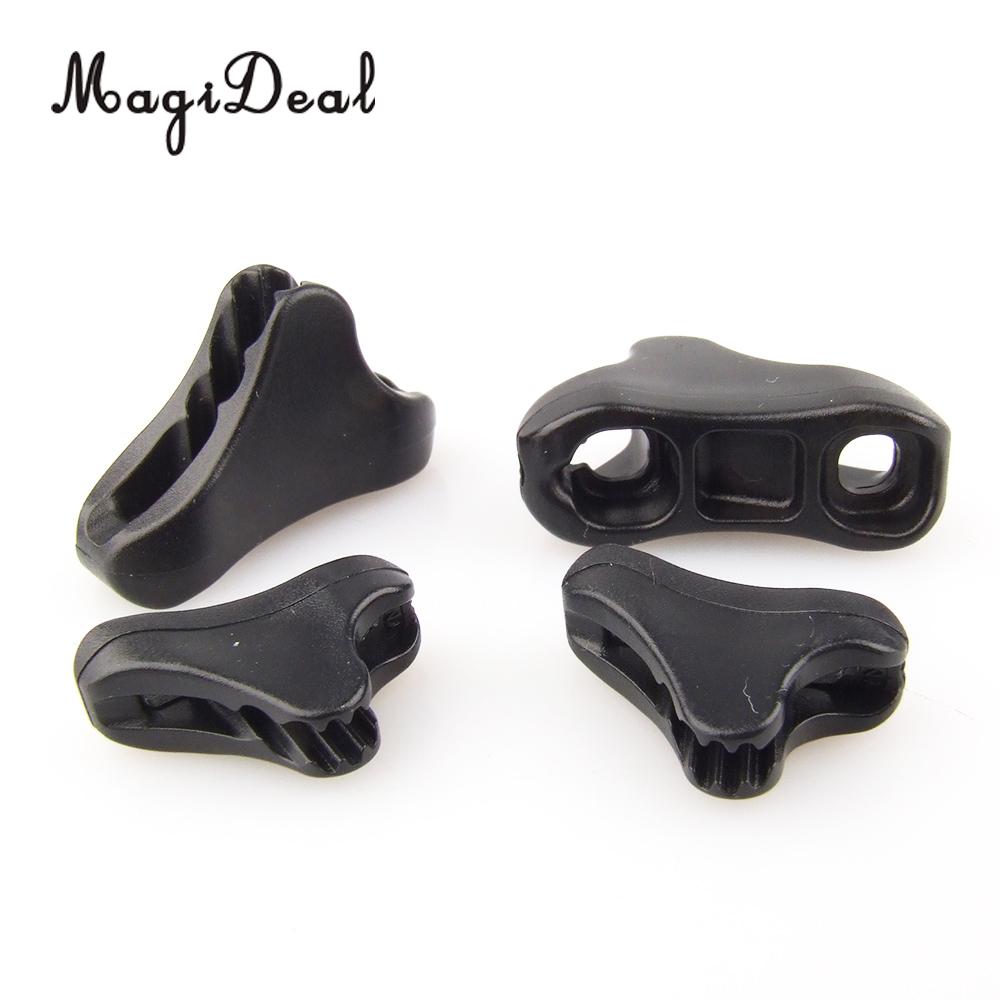 MagiDeal 10Pcs Outdoor Anti-slip Camping Tent Plastic Camping Tent Guyline Runners Cord Rope Tensioners Kit Hiking Accessory