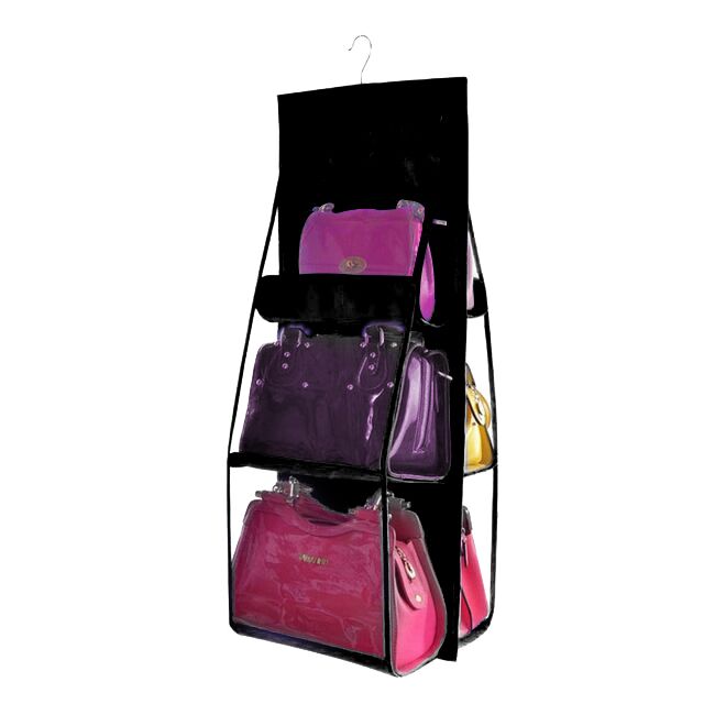 6 Pocket Folding Hanging Closet Storage Organizer