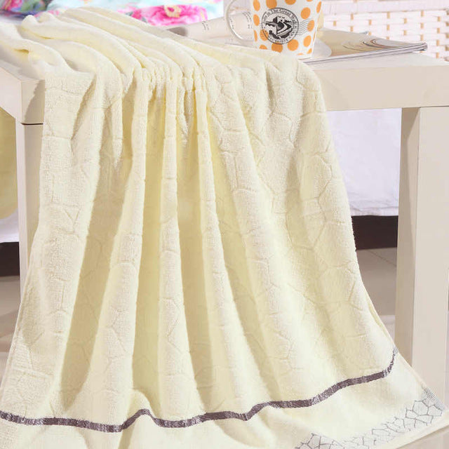 High Quality Textile Scale Pattern 100% Cotton Soft Bath Towels