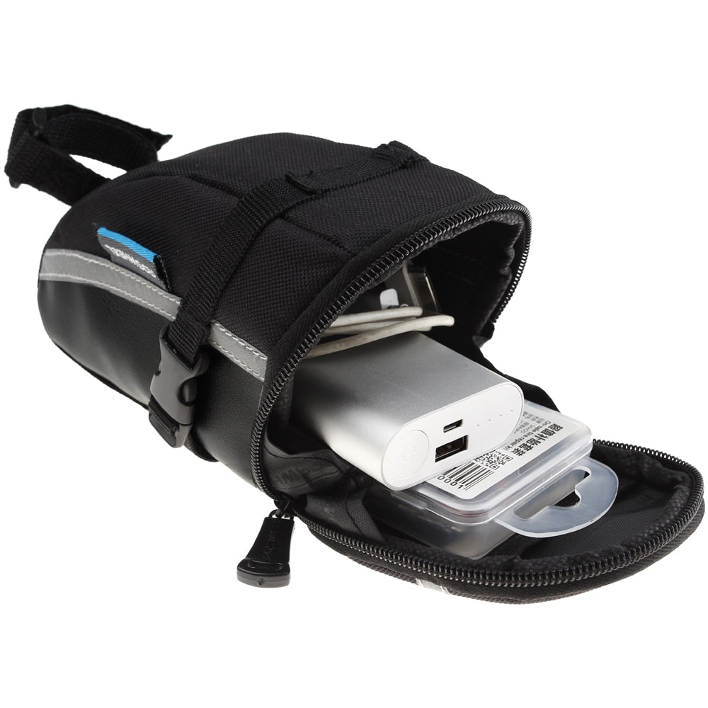 Portable 1.2L Waterproof Bicycle Seat Pouch
