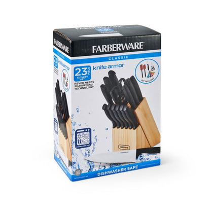 23 Piece Stainless Steel Cutlery and Utensil Set - Never Needs Sharpening Dishwasher Safe