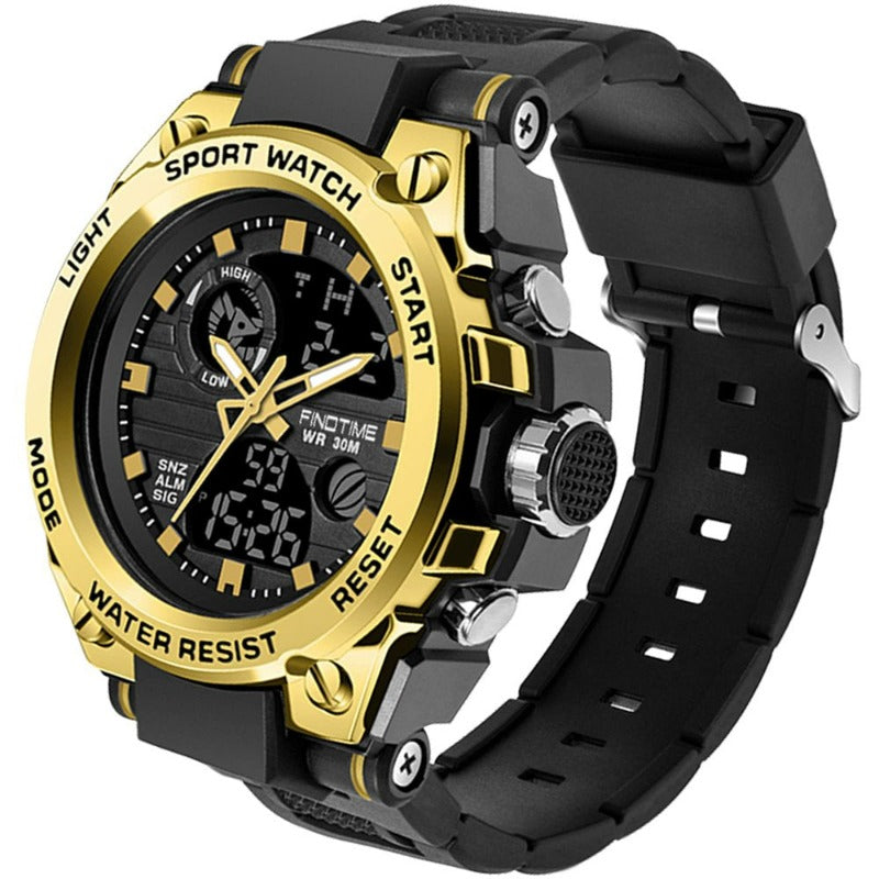 LED Tactical Army-Style Wristwatch 