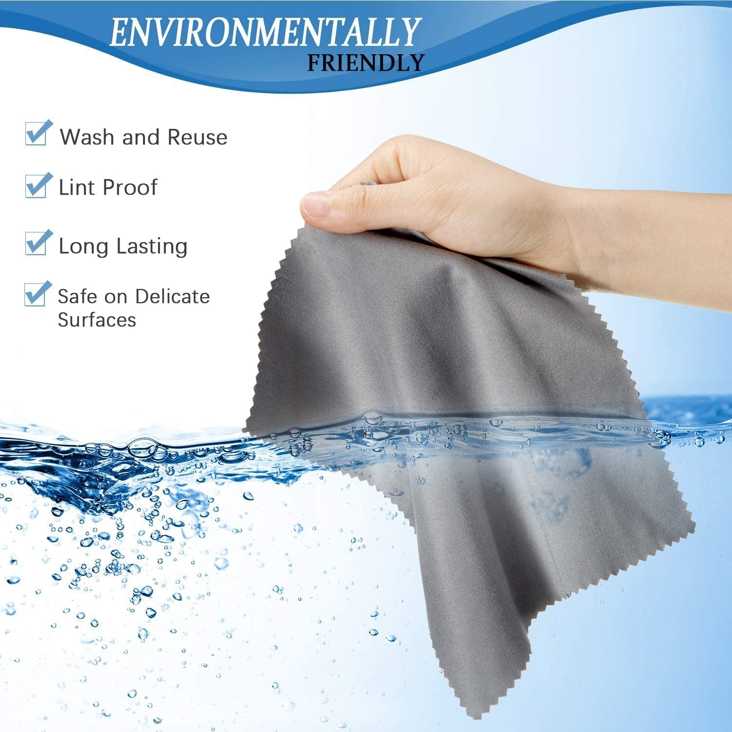 40 Pcs Microfiber Cleaning Cloths