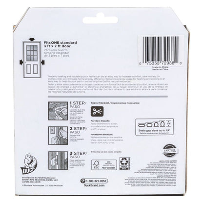 Max Strength Silicone .25" Medium Gap Weatherstrip Seal White, 2 Strips