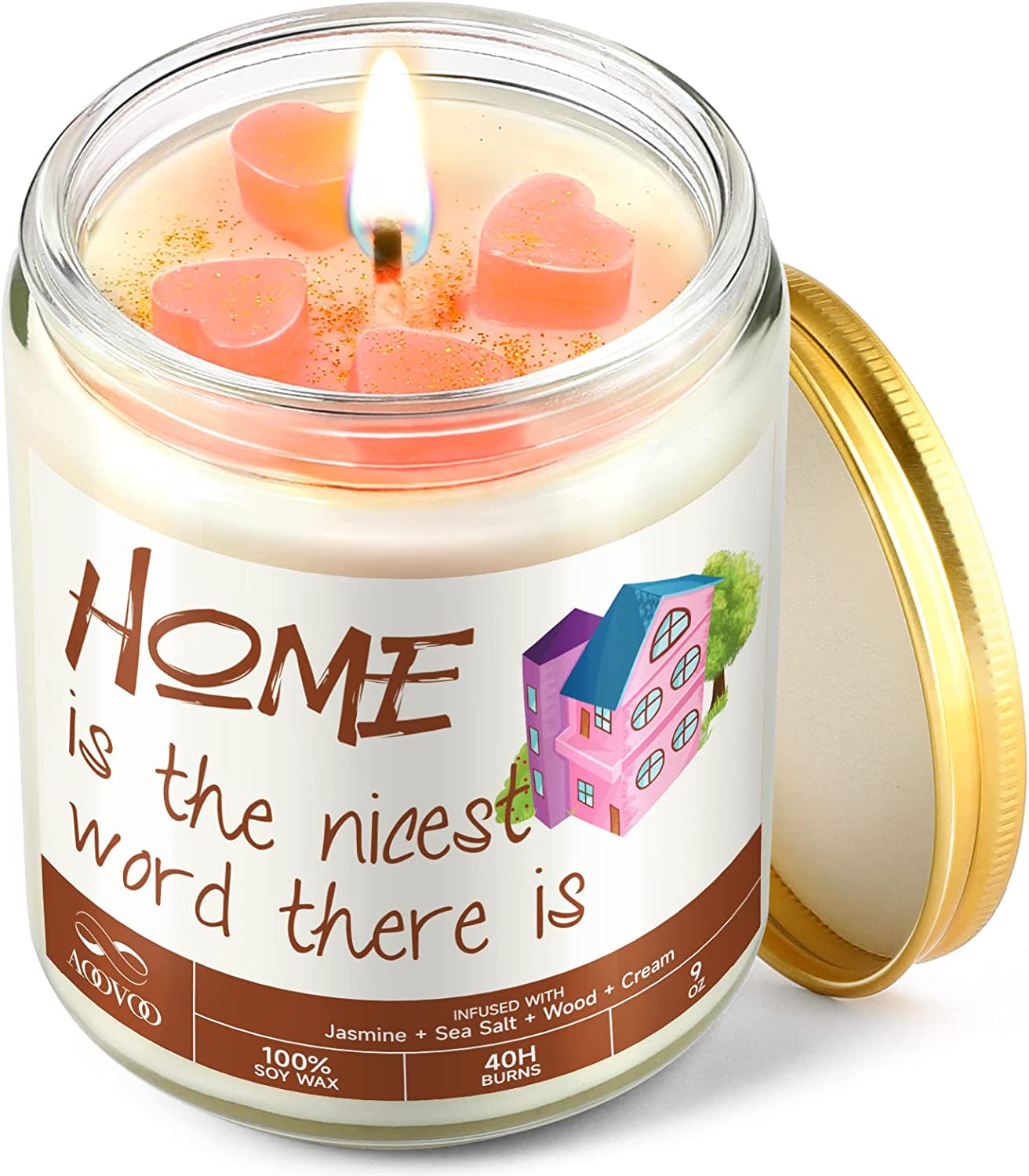  Aromatherapy Candle for Home Scented, Natural Soy Wax Portable Travel Tin Jar Candles(6 Pack Citronella Scented Candles)