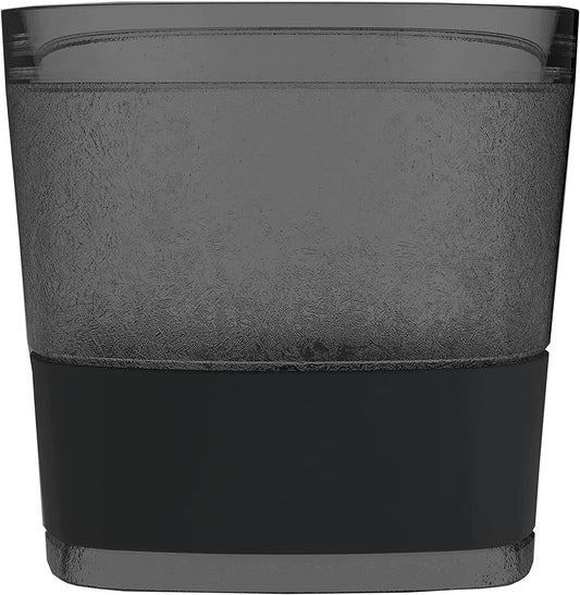  Cooling Cups for Whiskey, Bourbon, and Scotch, Freezer Gel Chiller Double Wall Tumblers Set of 1, Smoke,9 ounces