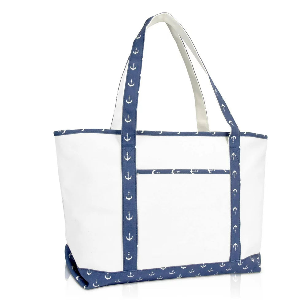 23" Large Heavy Duty 24 Oz. Cotton Canvas Shopping Tote Bag 