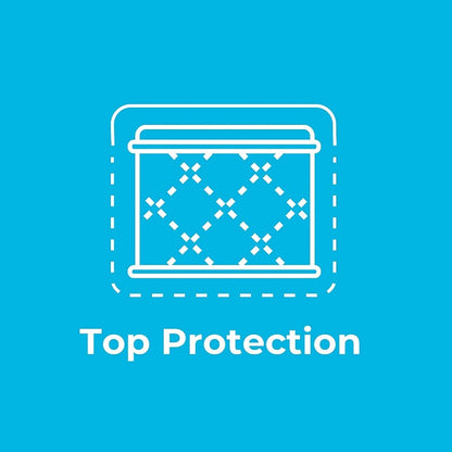Waterproof Mattress Protector - Premium Smooth Fabric - Top Protection Only