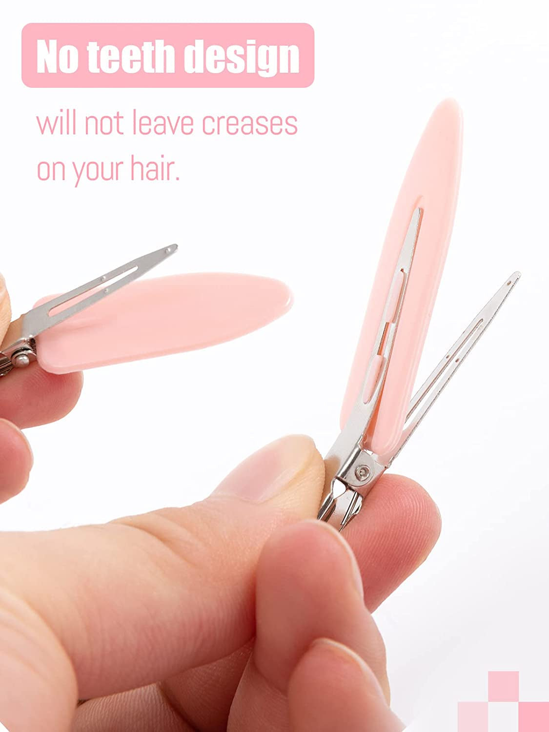8 Pieces No bend / No Crease Hair Clips Styling Duck Bill Clips No Dent Alligator Hair Barrettes for Salon Hairstyle Hairdressing Bangs Waves Woman Girl Makeup Application
