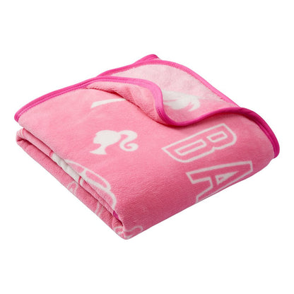 Barbie Kids Fleece Throw, 46"X60", Pink