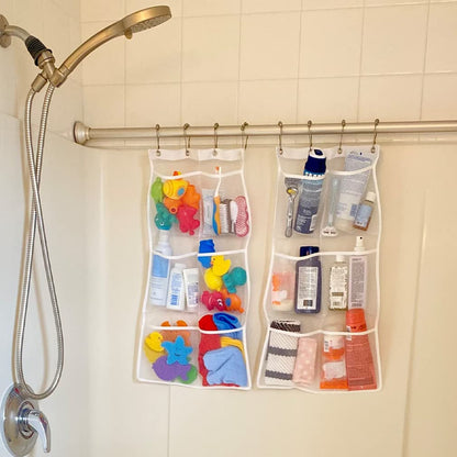  2 Pack Shower Caddy/Organizer-Mesh-6 Pockets