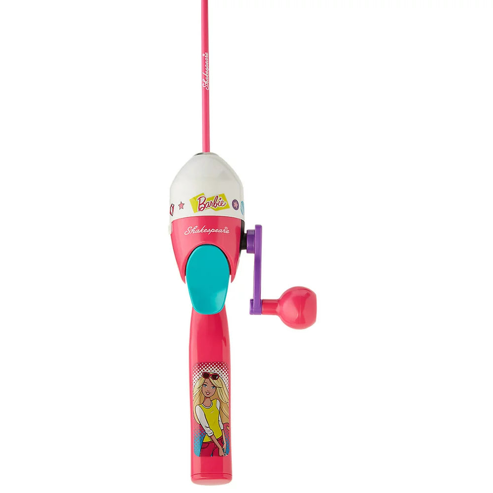 Mattel Barbie Kit 2'6" Spincast Combo - Kids Fishing Combo